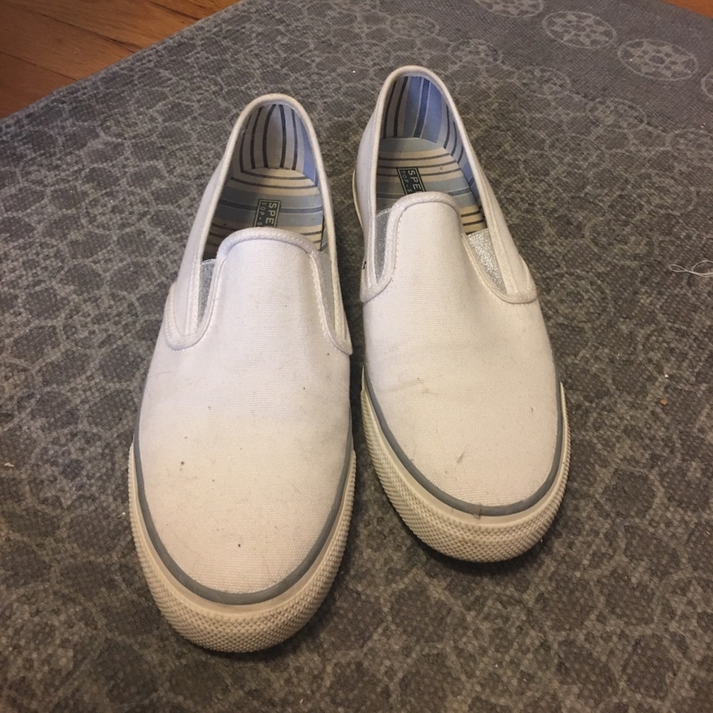 Sperry topsider slip on sneakers. Great condition!