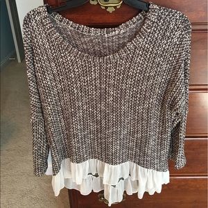 Brown sweater/top