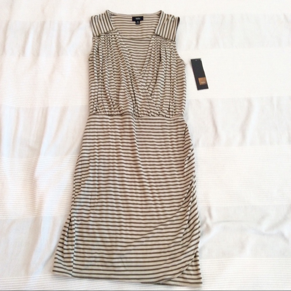 Striped Knit Jersey Day Dress