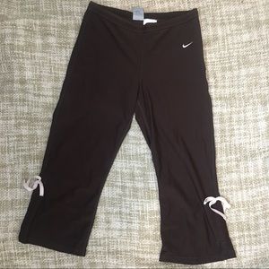 Nike Dri Fit Capris with Bow Detail 🎀