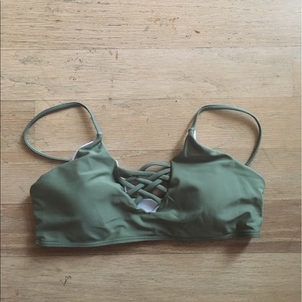 Strappy bathing suit top