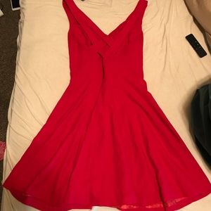 Red Ann Taylor Dress
