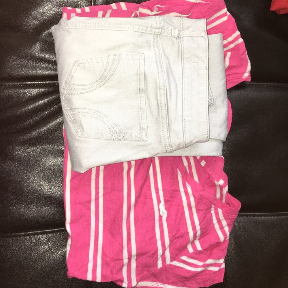 Hollister shirt and pants