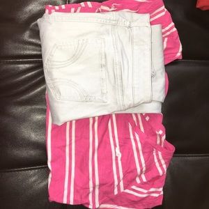 Hollister shirt and pants