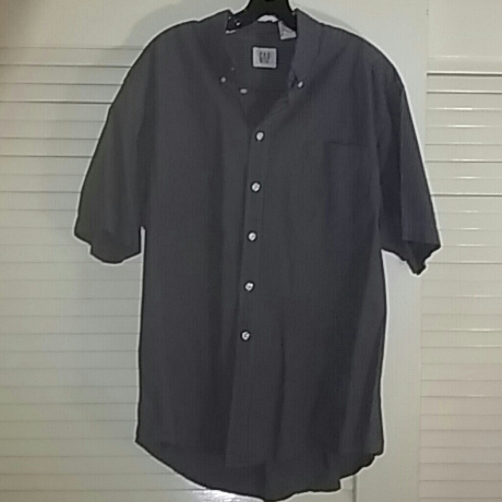 GAP L SS Button Shirt w/Collar,PERFECT