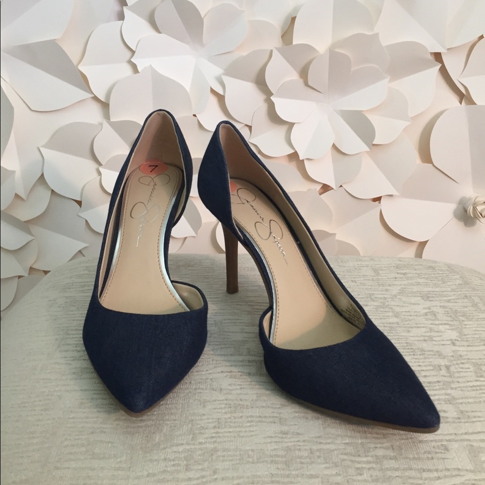 Denim Heels