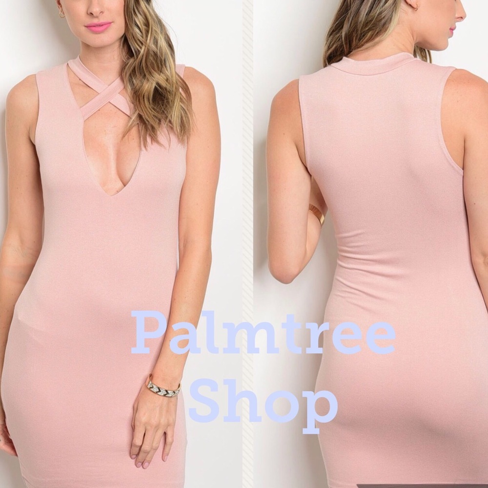 CLEARANCE Plunging Bodycon dress
