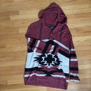 Authentic Cotton "Half-Button" Hoodie