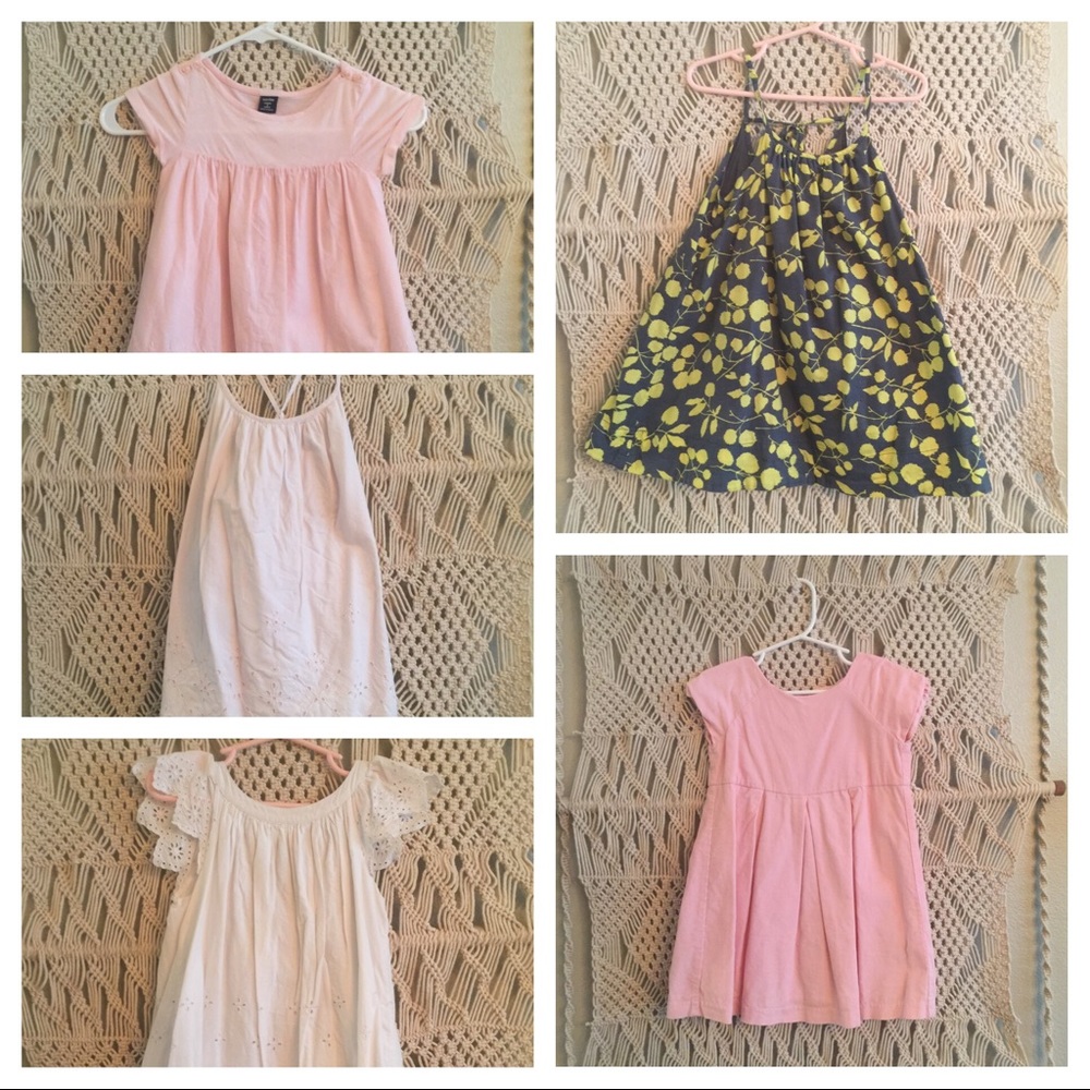 Lot of 6 baby gap dresses