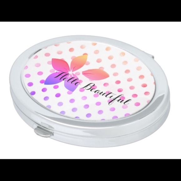 Hello Beautiful Compact Mirror - Picture 2 of 3
