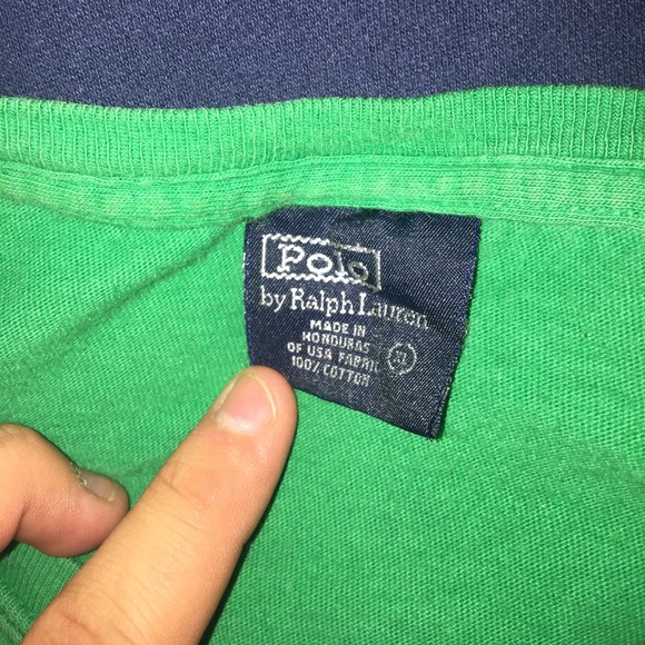 Green long sleeve Polo - Picture 2 of 3