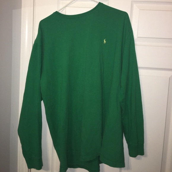 Green long sleeve Polo - Picture 3 of 3