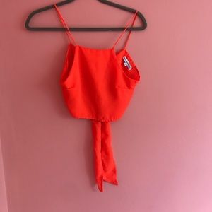 ASOS Tie Back Crop Top