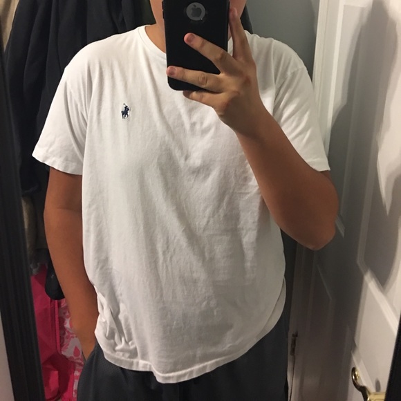 White shirt sleeve polo - Picture 1 of 3