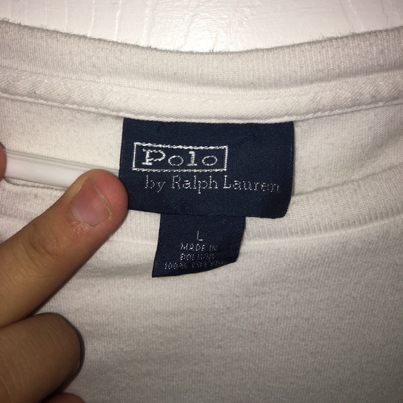 White shirt sleeve polo - Picture 3 of 3