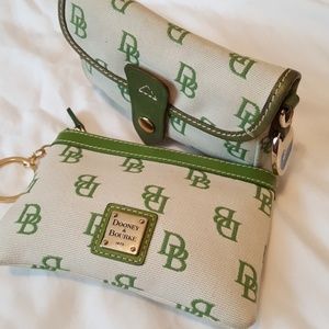 Dooney & bourke mini wristlet & coin purse