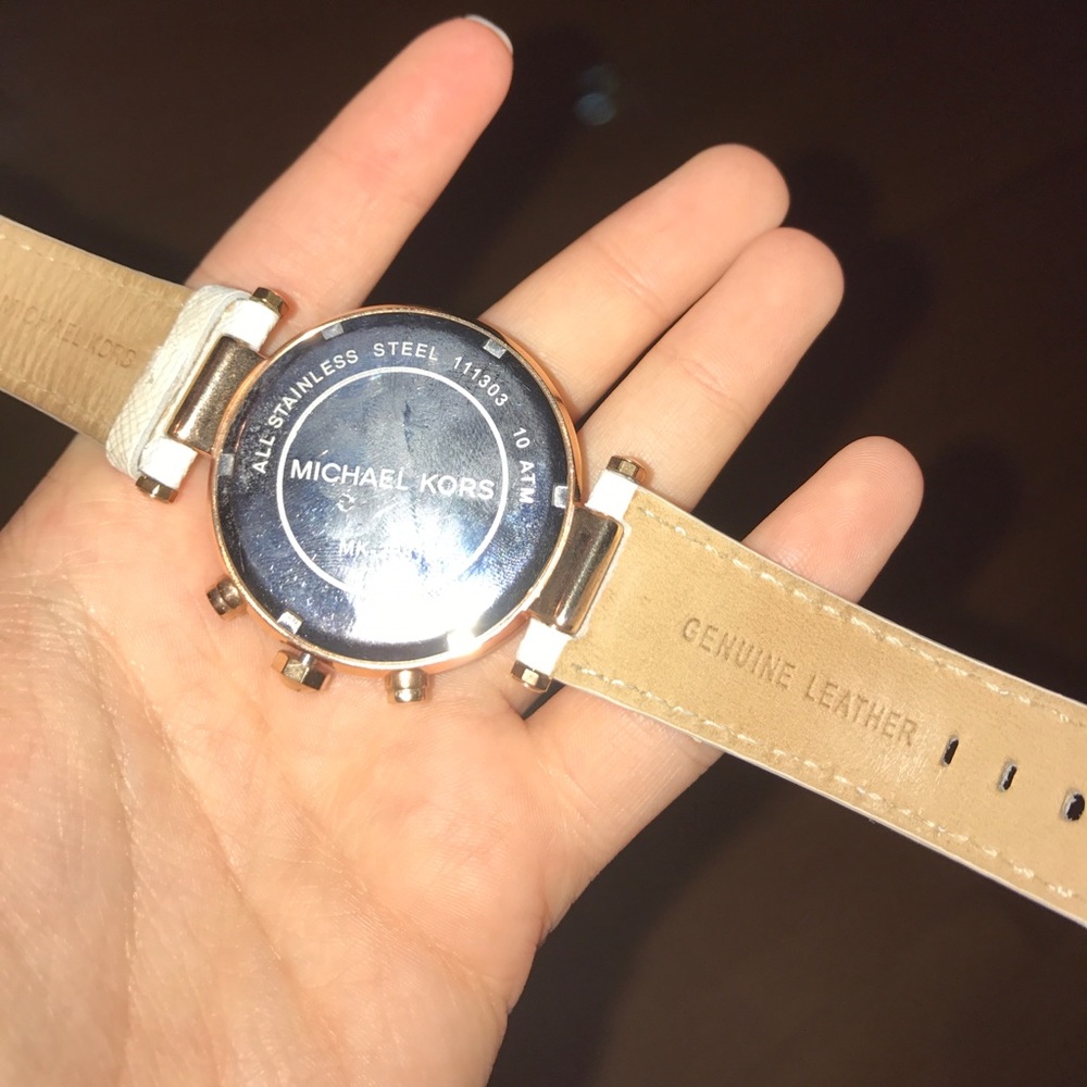 Michael kors watch white leather - Picture 4 of 5