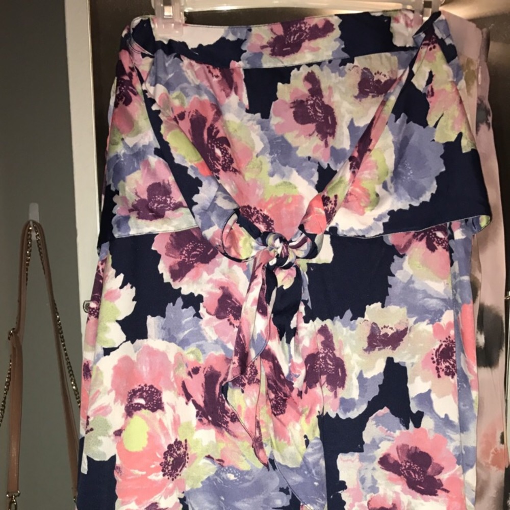 Floral maxi skirt