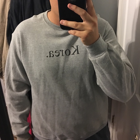 Custom made "Korea" sweatshirt - Picture 1 of 3