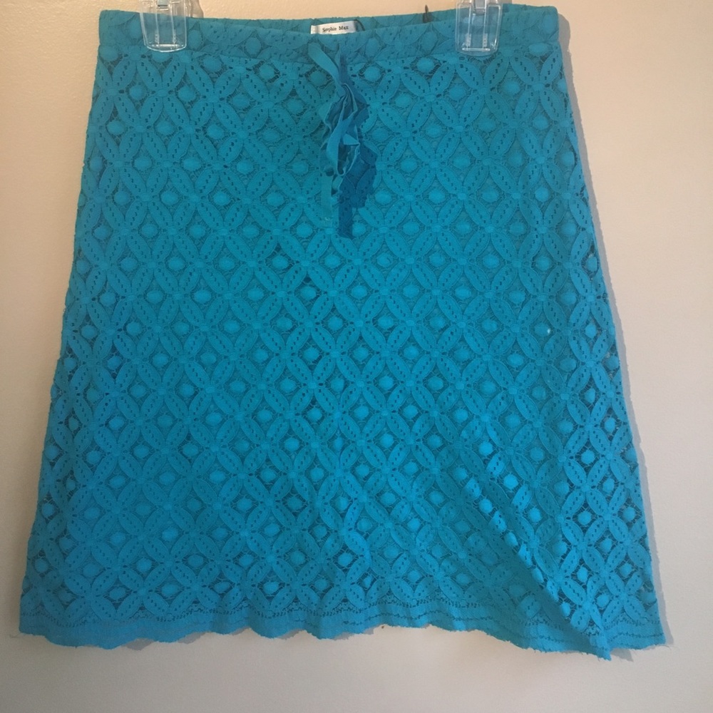 Sophie Max turquoise skirt