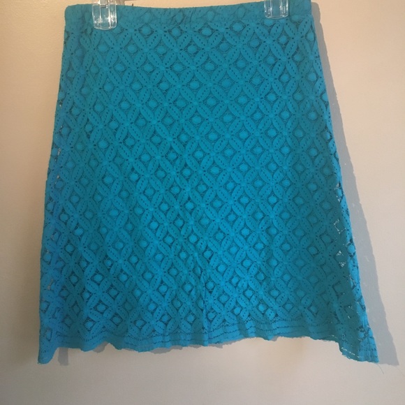 Sophie Max turquoise skirt - Picture 2 of 4