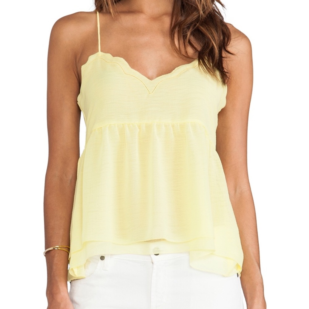 Dolce vita yellow damaris tank top