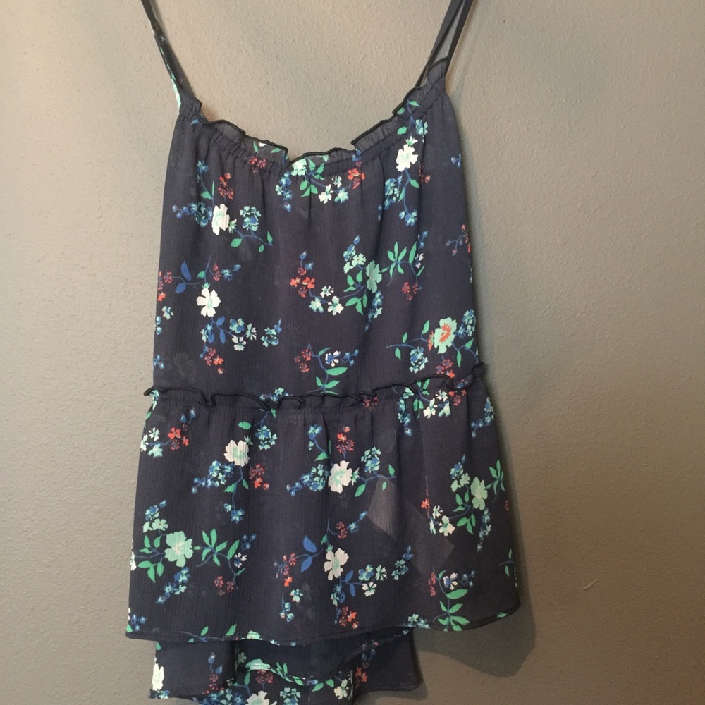 HOLLISTER FLORAL TOP