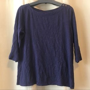 Ann Taylor Top - 3/4 Sleeve - Large