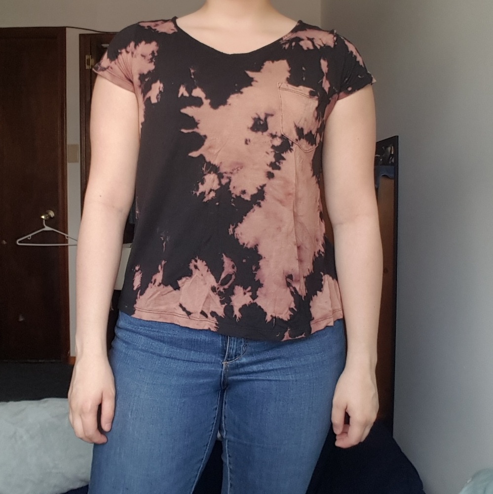 H&M bleach dyed basic tee