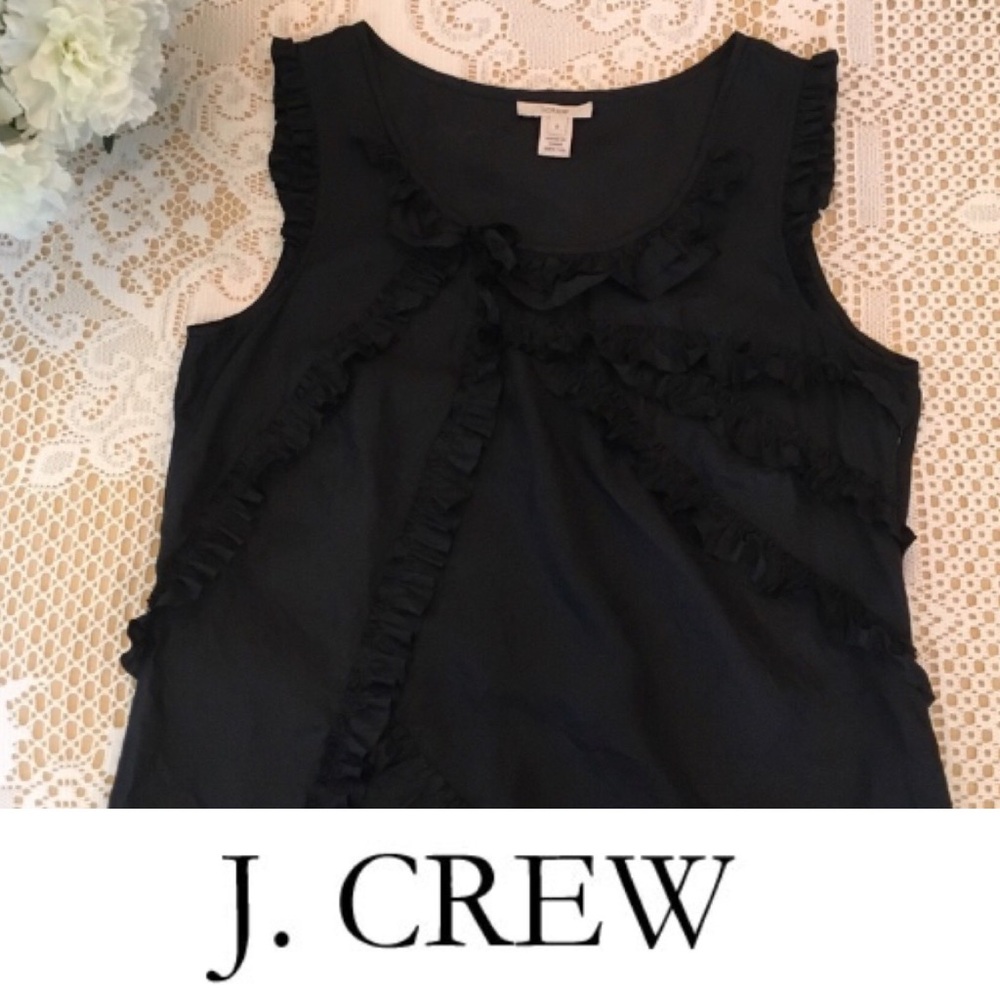 EUC J Crew silk sleeveless top - Picture 1 of 4