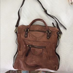 NWOT Marco Buggiani genuine leather hobo satchel