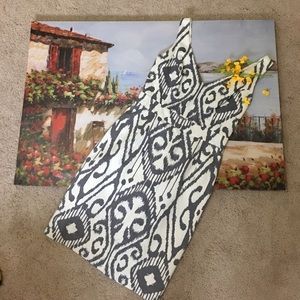 Beth Bowley Aztec V neck dress