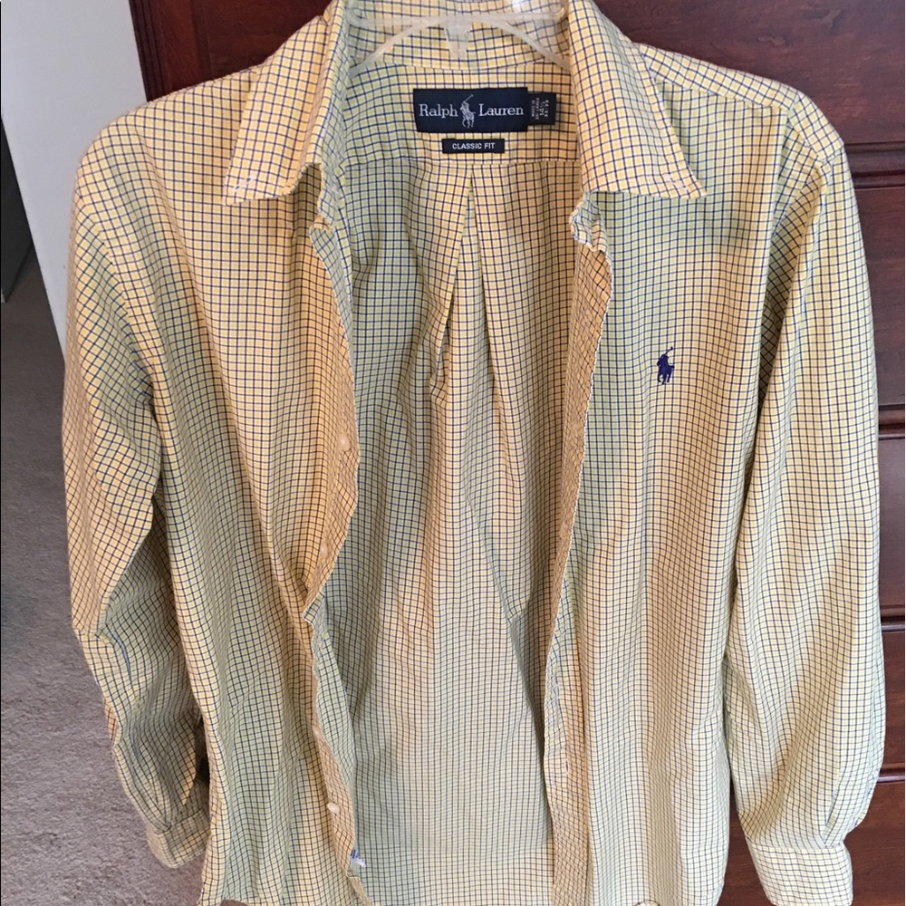 Plaid button down