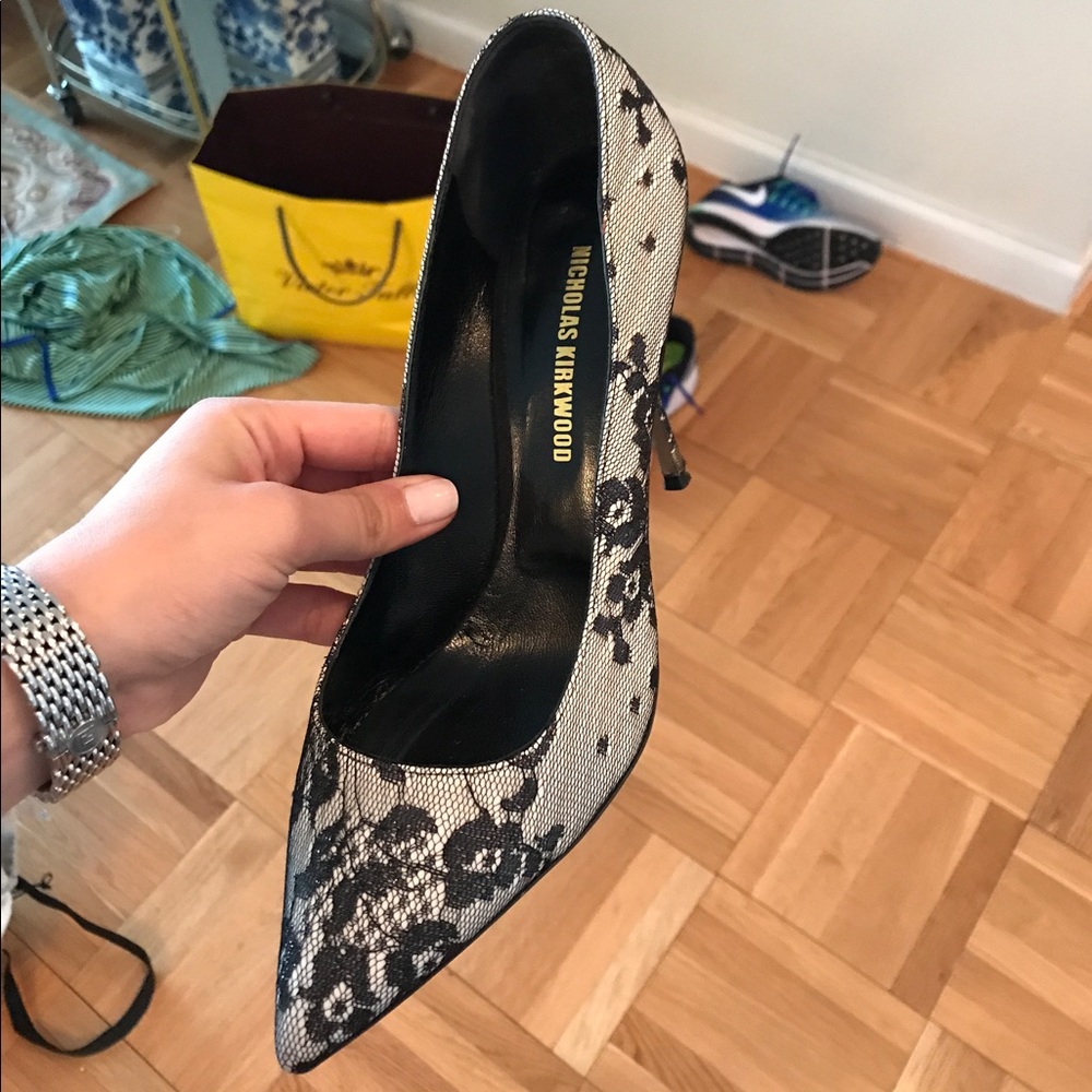 Nicholas Kirkwood Lace Pumps