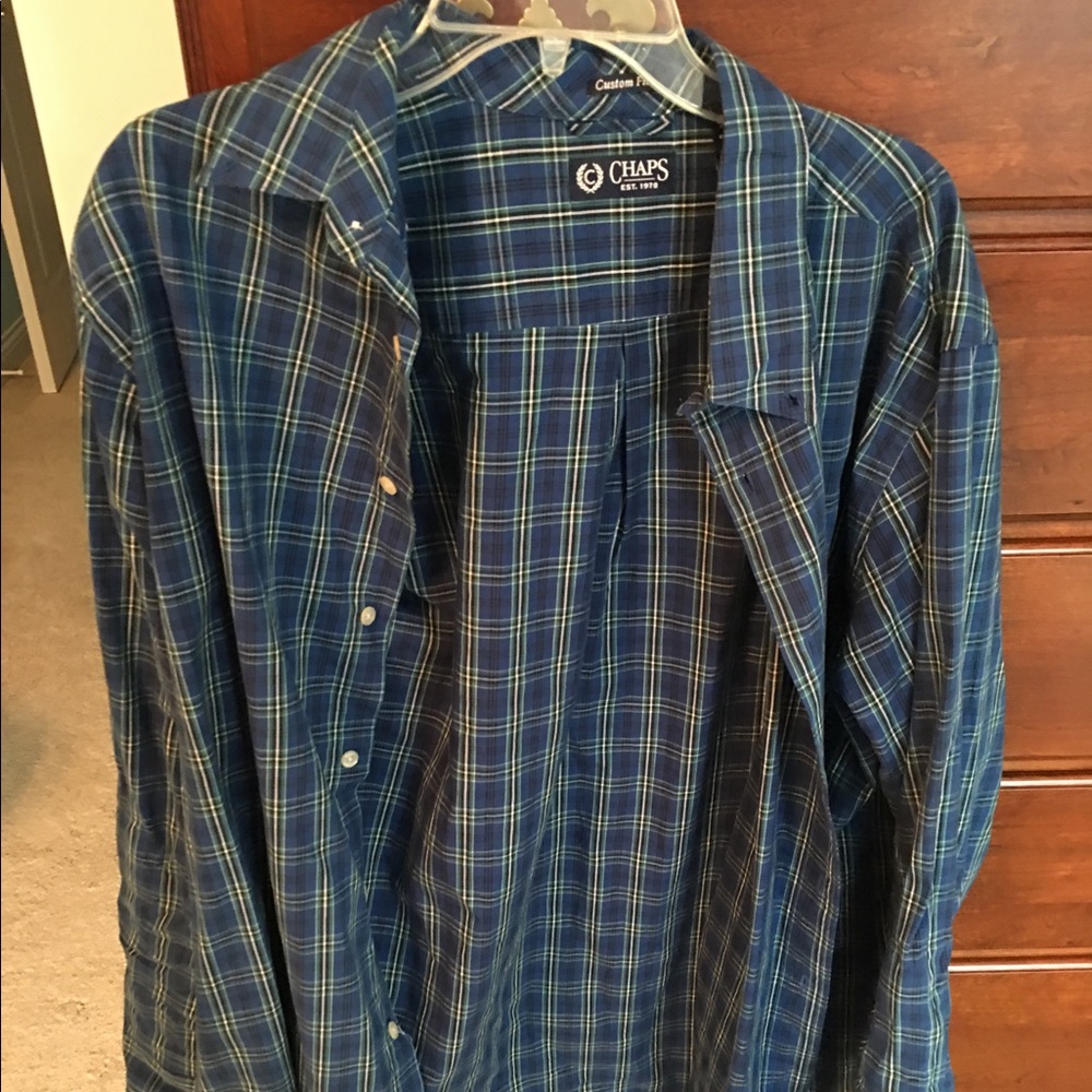 Plaid button down