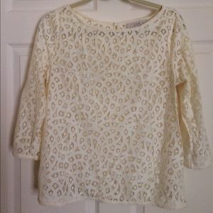 Loft lace blouse - size small