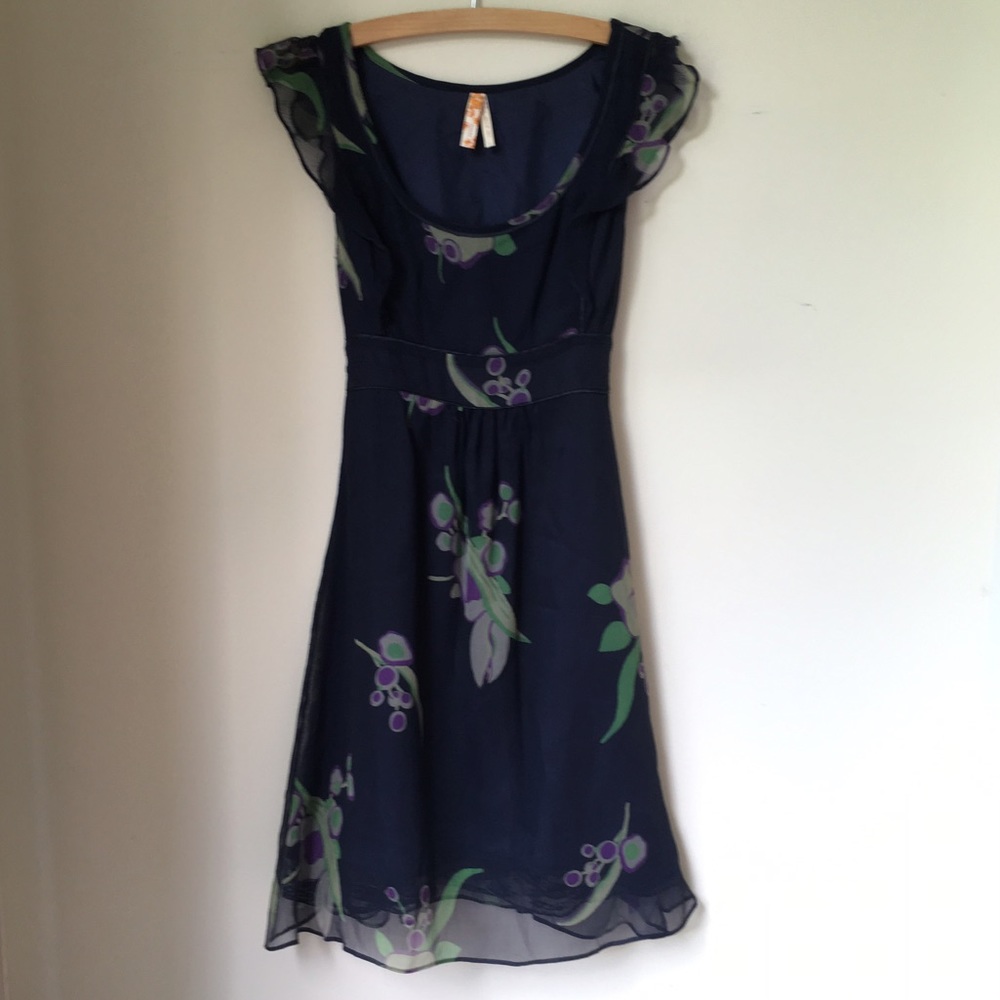 SALE 🇺🇸♥️ Anthropologie Maeve 100% Silk Dress