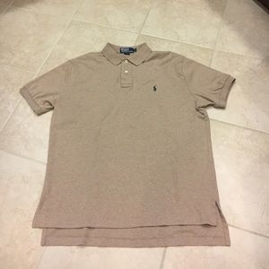 Polo Ralph Lauren men's beige polo shirt