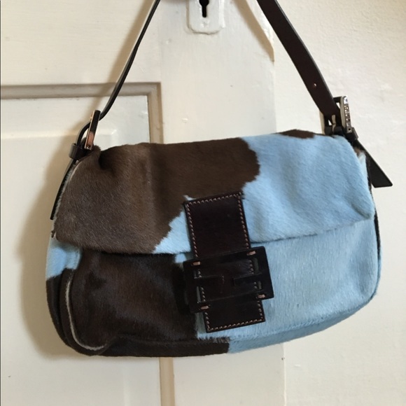 fendi cow print bag