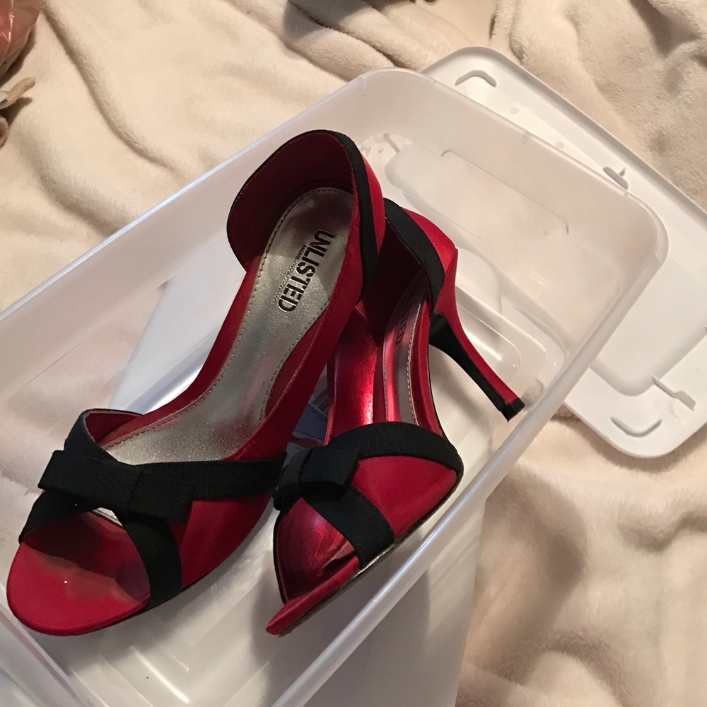 Another gorgeous pair of Red & Black stilettos