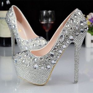 Rhinestone heels