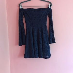 Off-Shoulder Bell Sleeved Dress from Mura Boutique
