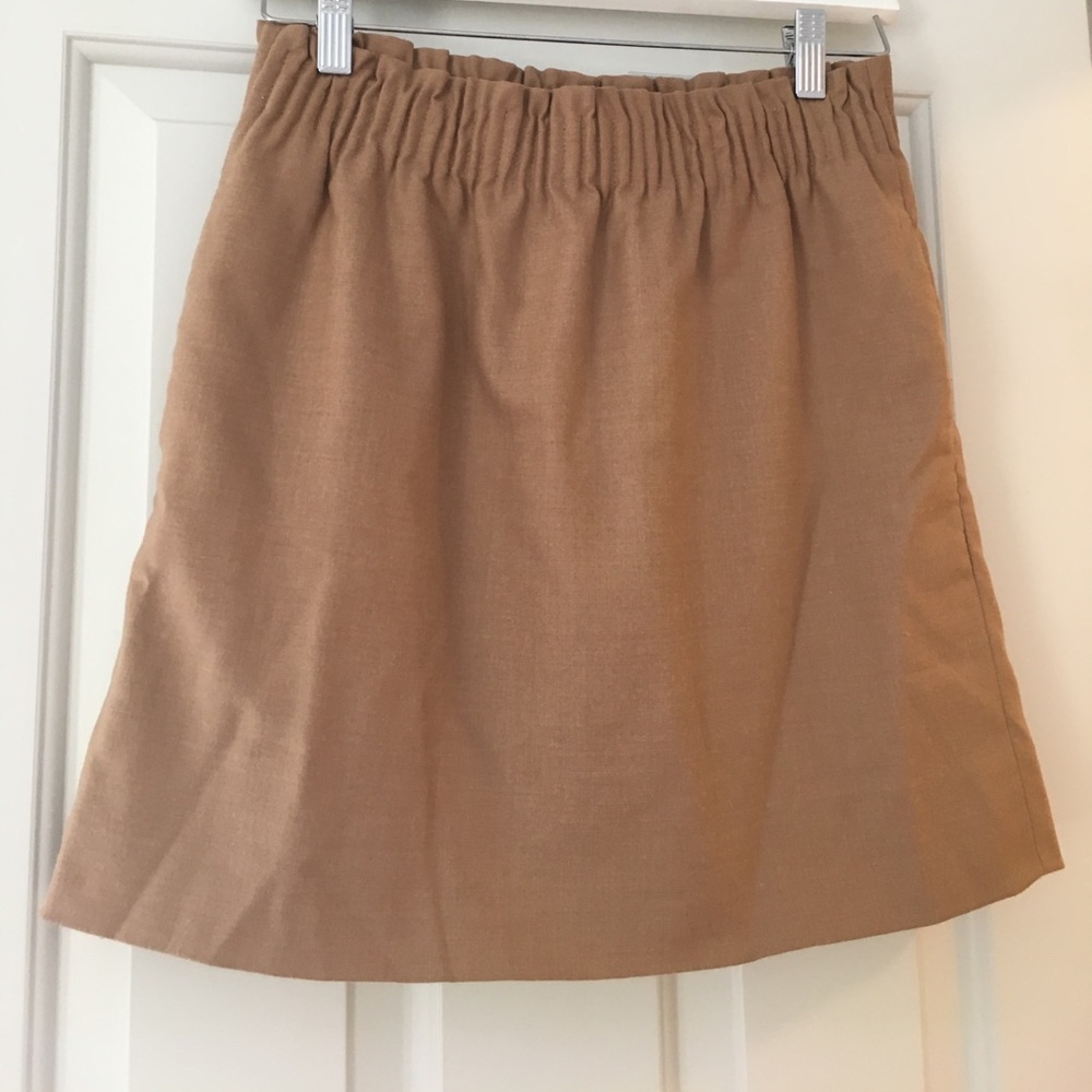 J. Crew beige skirt