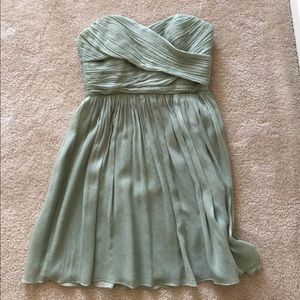 J. Crew Wedding line strapless dress