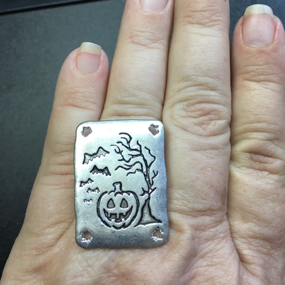 Halloween Rectangular Ring. Stretch One Size. - image 2