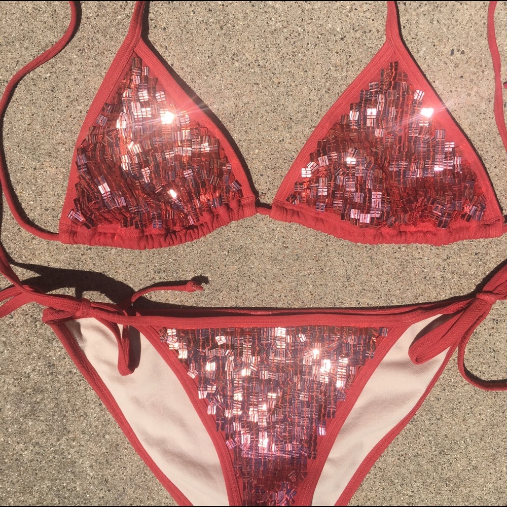 Victoria's Secret Metallic Swim Suit