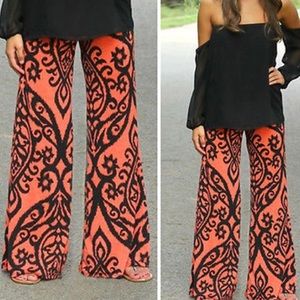 Printed bell bottom