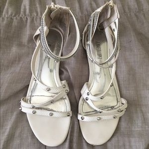 STUDDED GLADIATOR SANDALS