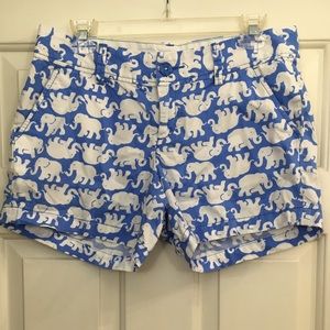 Lilly Pulitzer Blue Tusk In Sun Callahan Shorts 6