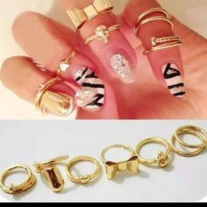 7 pcs rings